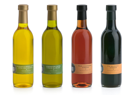 Olive Oils,  Vinegars and Mustards