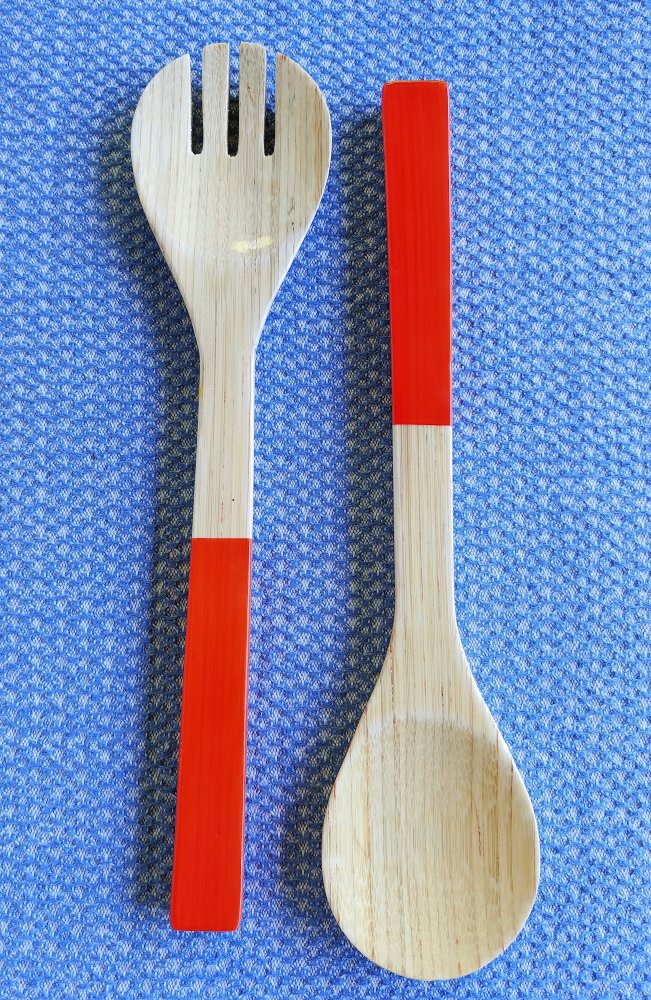 Provence Salad Servers - Ferrari Orange 