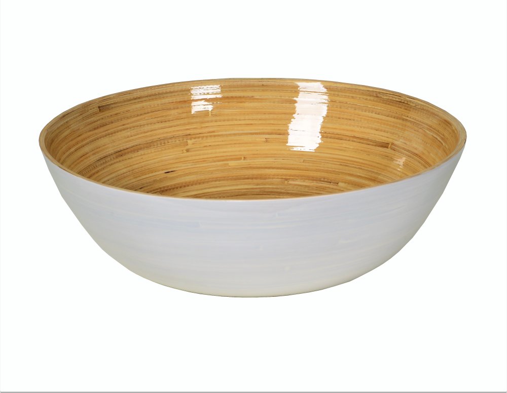 Provence Salad Bowl - White Lacquer