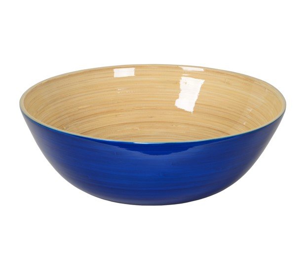 Provence Salad Bowl - Cobalt Blue Lacquer