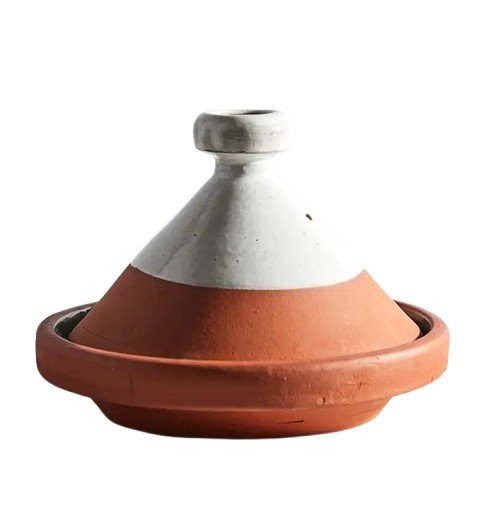 White and Terra Cotta Tagine